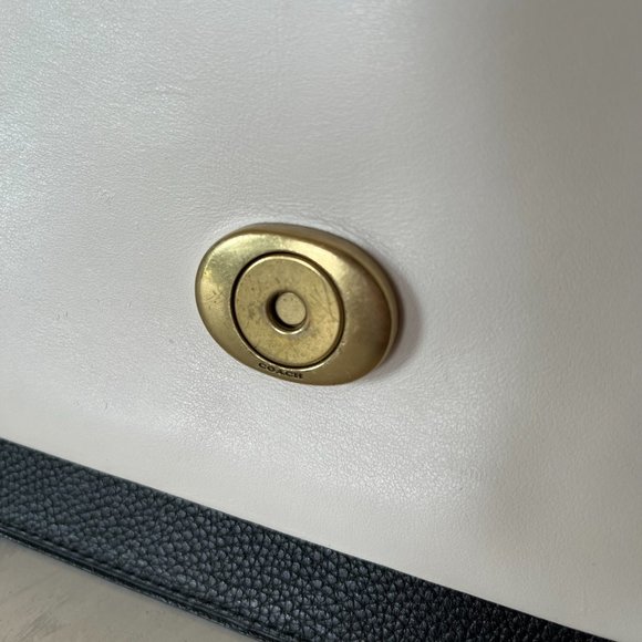 SOLD Coach 1941 Large Tabby Exotic Snakeskin Shoulder Bag w Leather Crossbody - Picture 12 of 16